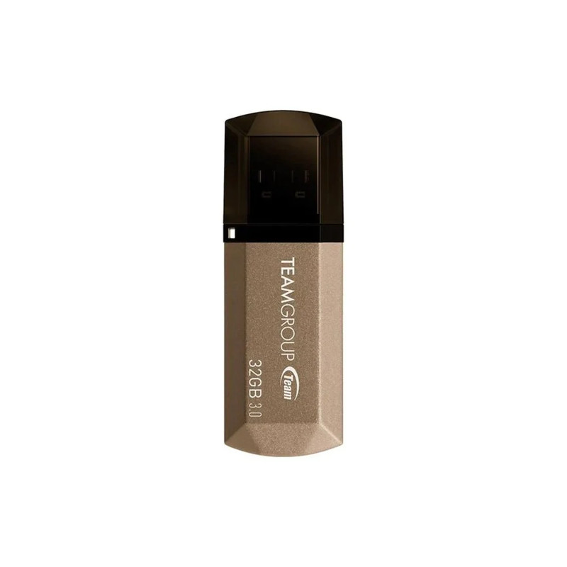 Team Group C155 32GB USB 3.0 Flash Drive - Gold - فلاش ذاكرة